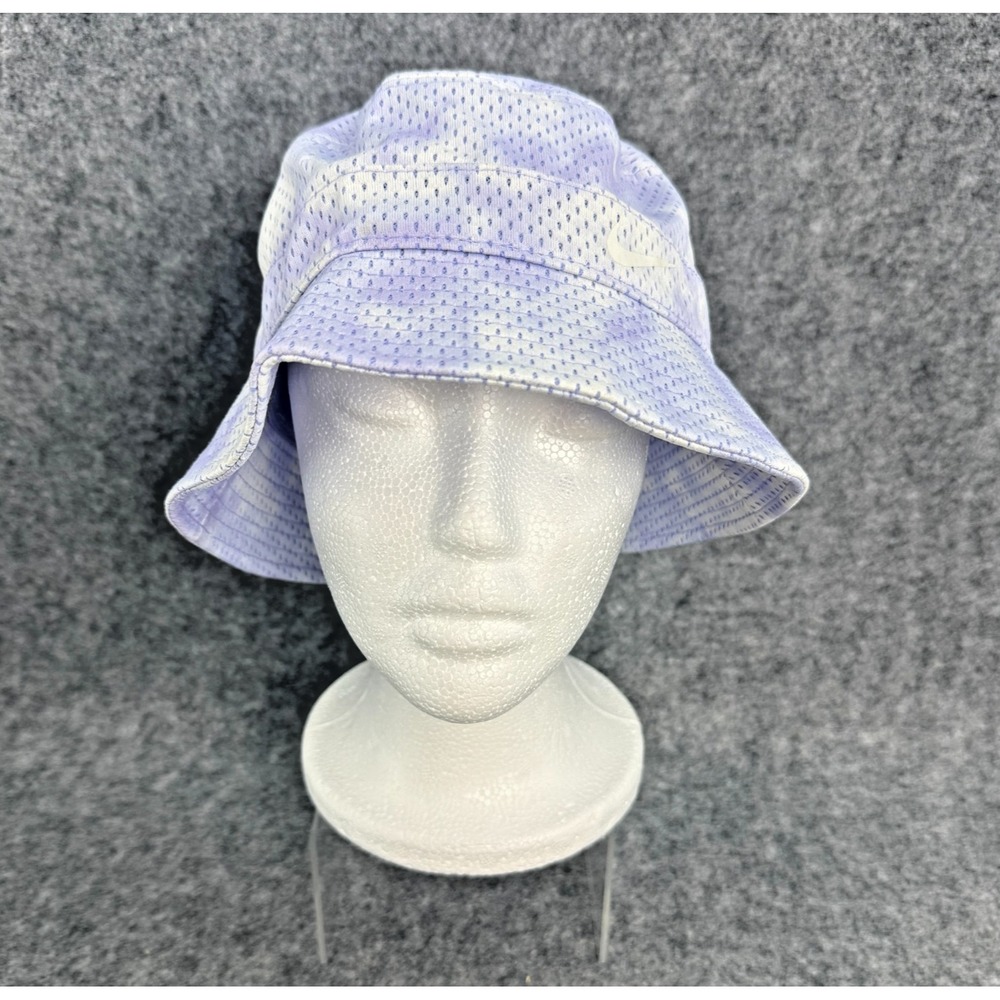 Nike Womens Futura Tie Dye Bucket Hat (M/L) White Gray Purple DH1366-569 NWT *